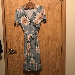 Jessakae Blue Floral Dress